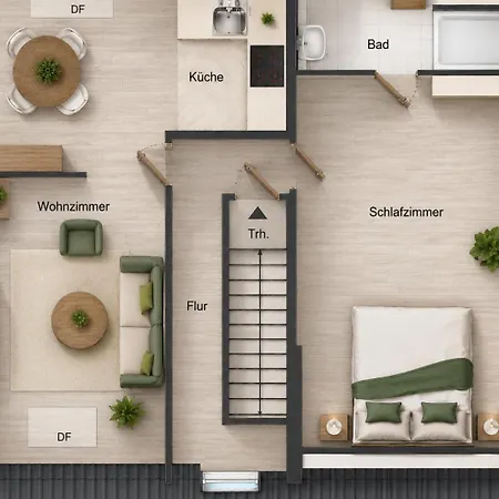 Apartamento Haus Deichlust 3 *